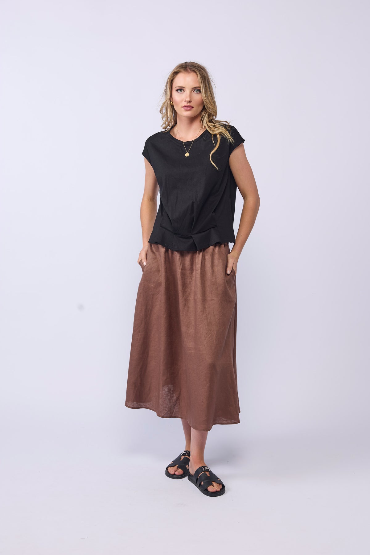 GO-TO-SKIRT - MOCHA