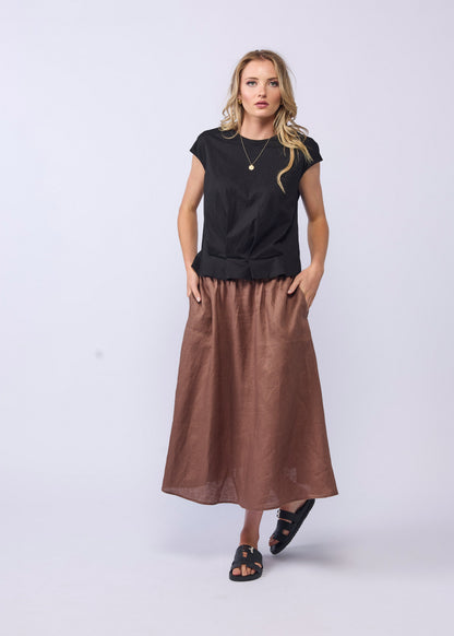 GO-TO-SKIRT - MOCHA
