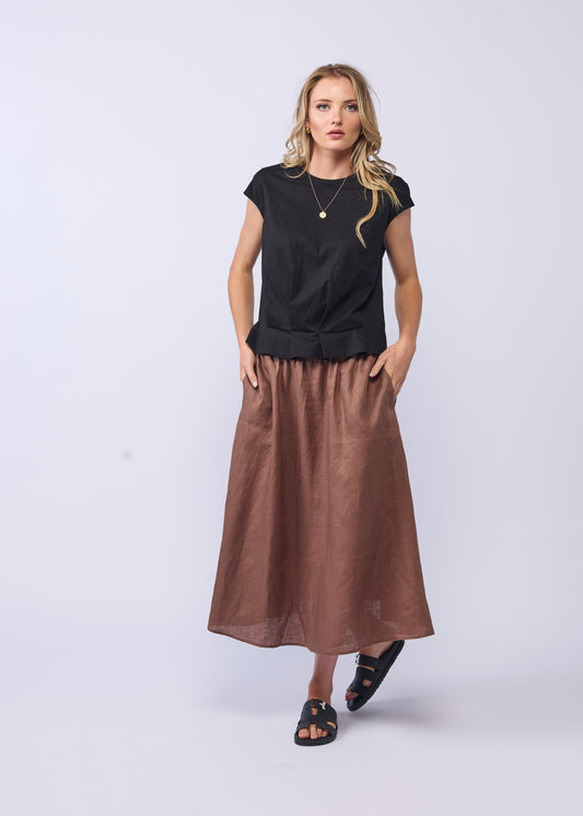 GO-TO-SKIRT - MOCHA
