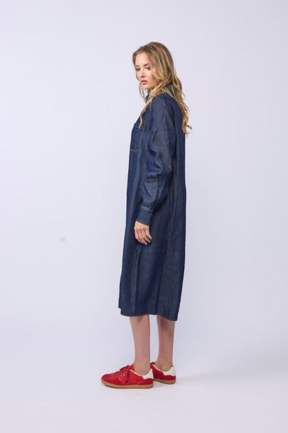 2211 - Denver Dress - Dark Denim