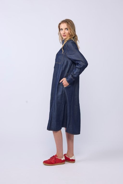 2211 - Denver Dress - Dark Denim