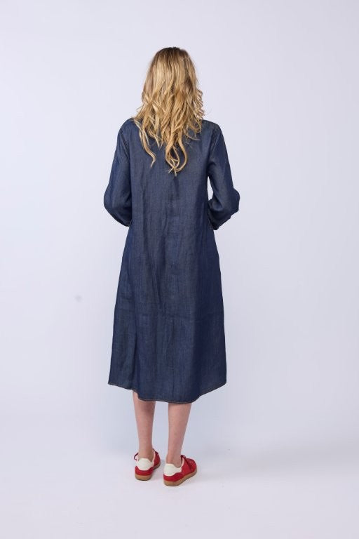 2211 - Denver Dress - Dark Denim
