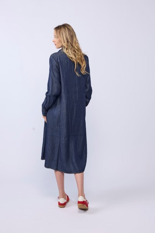 2211 - Denver Dress - Dark Denim
