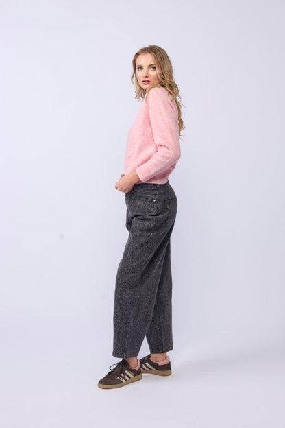 3067L - Adept Jumper - Pink Marle