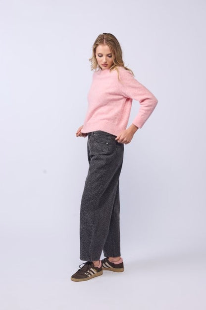 3067L - Adept Jumper - Pink Marle