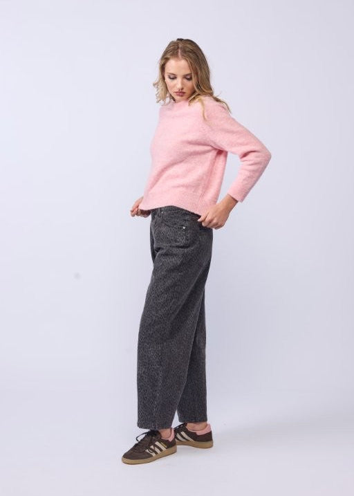 3067L - Adept Jumper - Pink Marle
