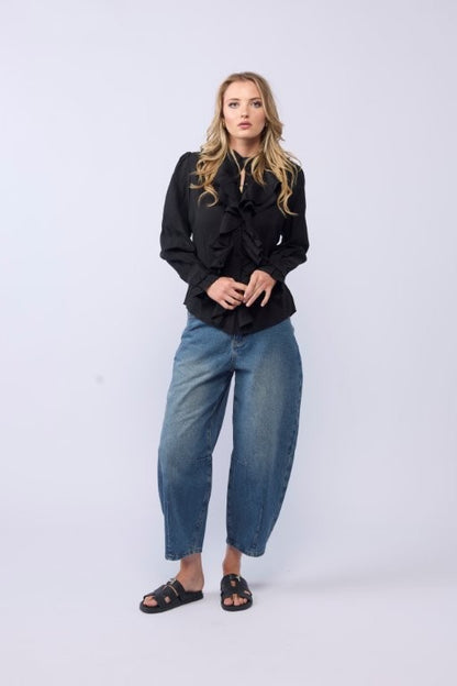 1302L - Willow Blouse - Black