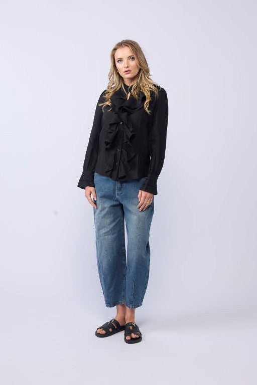 1302L - Willow Blouse - Black