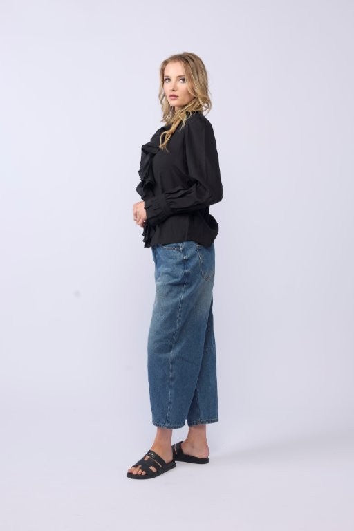 1302L - Willow Blouse - Black