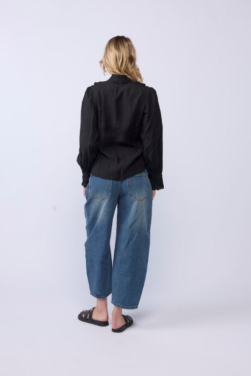 1302L - Willow Blouse - Black