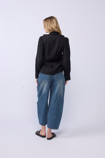 1302L - Willow Blouse - Black