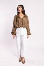 9036 - Barrel Jean - Off White