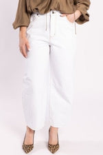 9036 - Barrel Jean - Off White