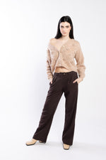 LOUGHLIN - 4053L - Bow Pant - Carob