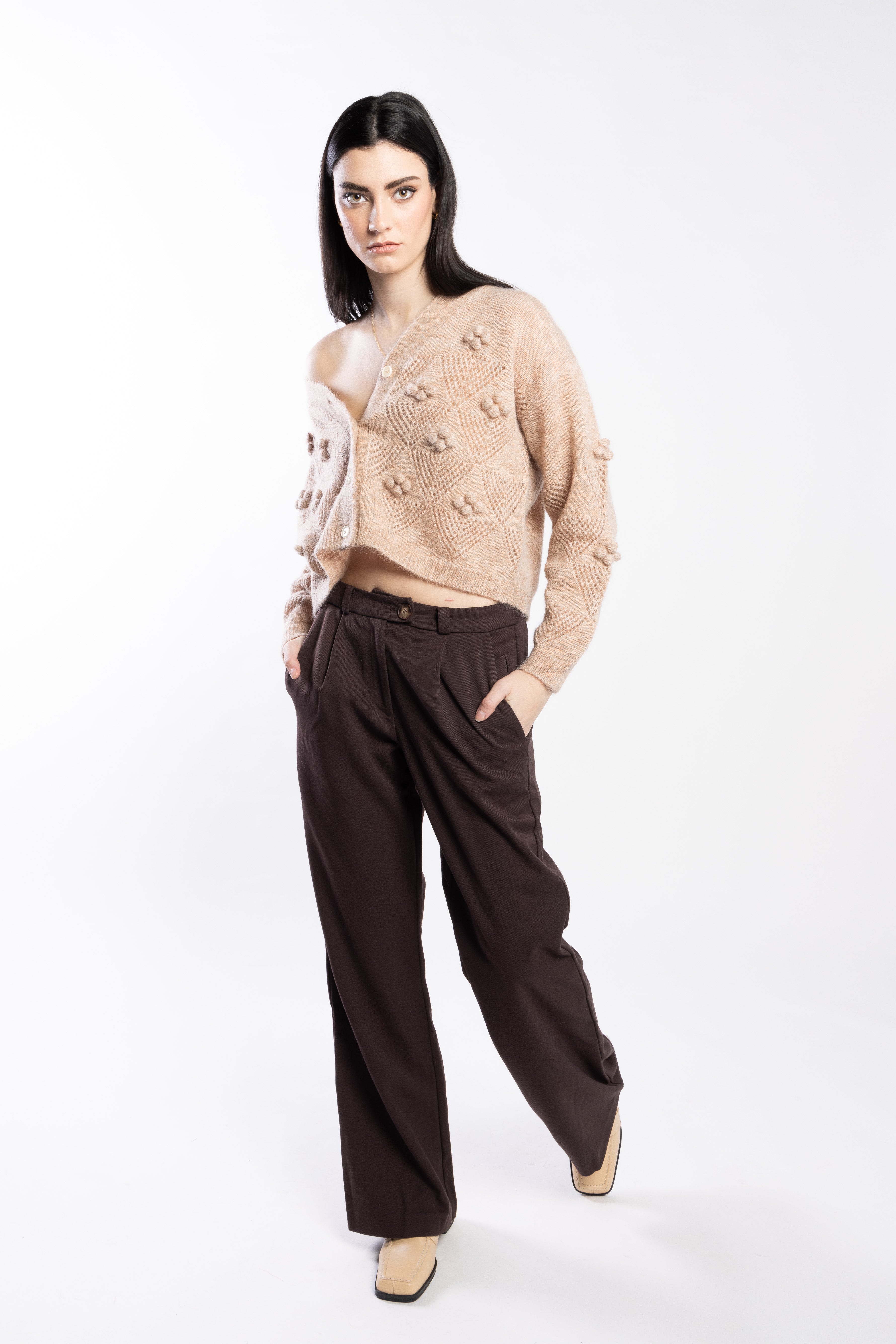 LOUGHLIN - 4053L - Bow Pant - Carob