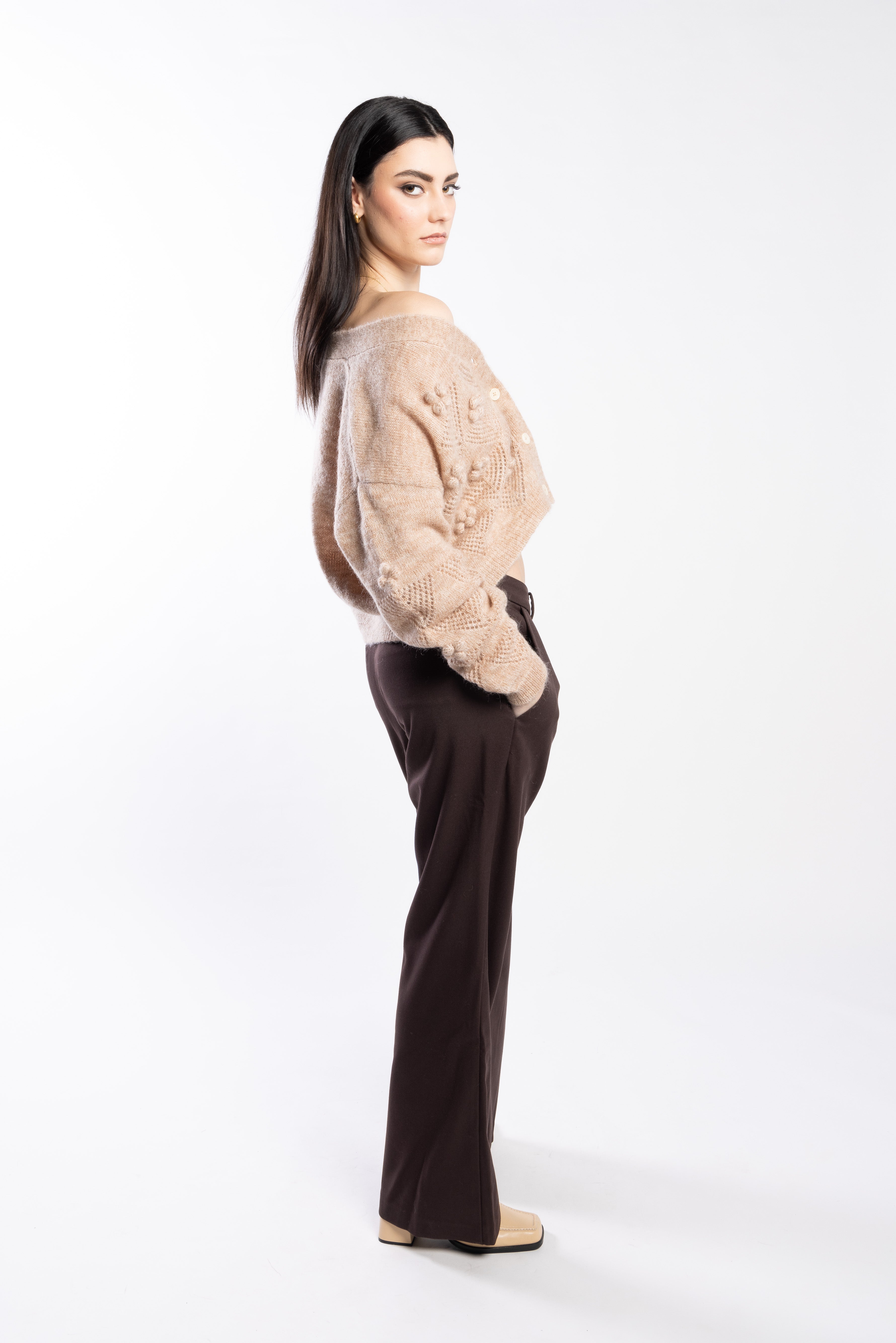 LOUGHLIN - 3076L - Thea Cardi - Peanut