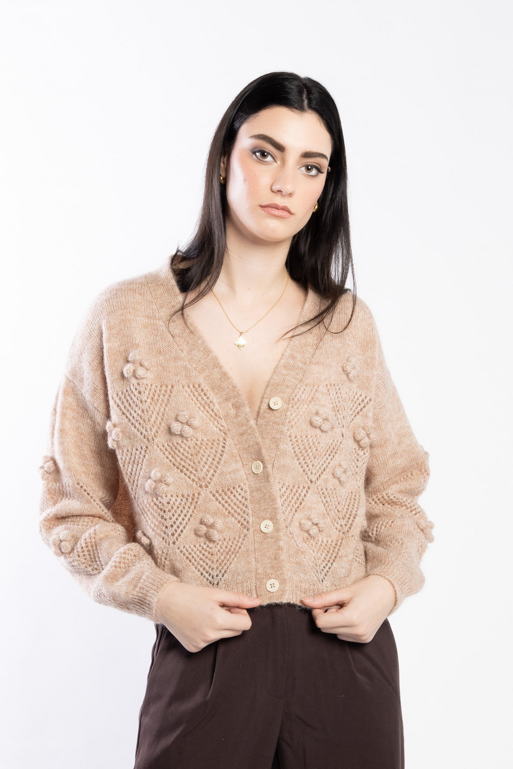LOUGHLIN - 3076L - Thea Cardi - Peanut