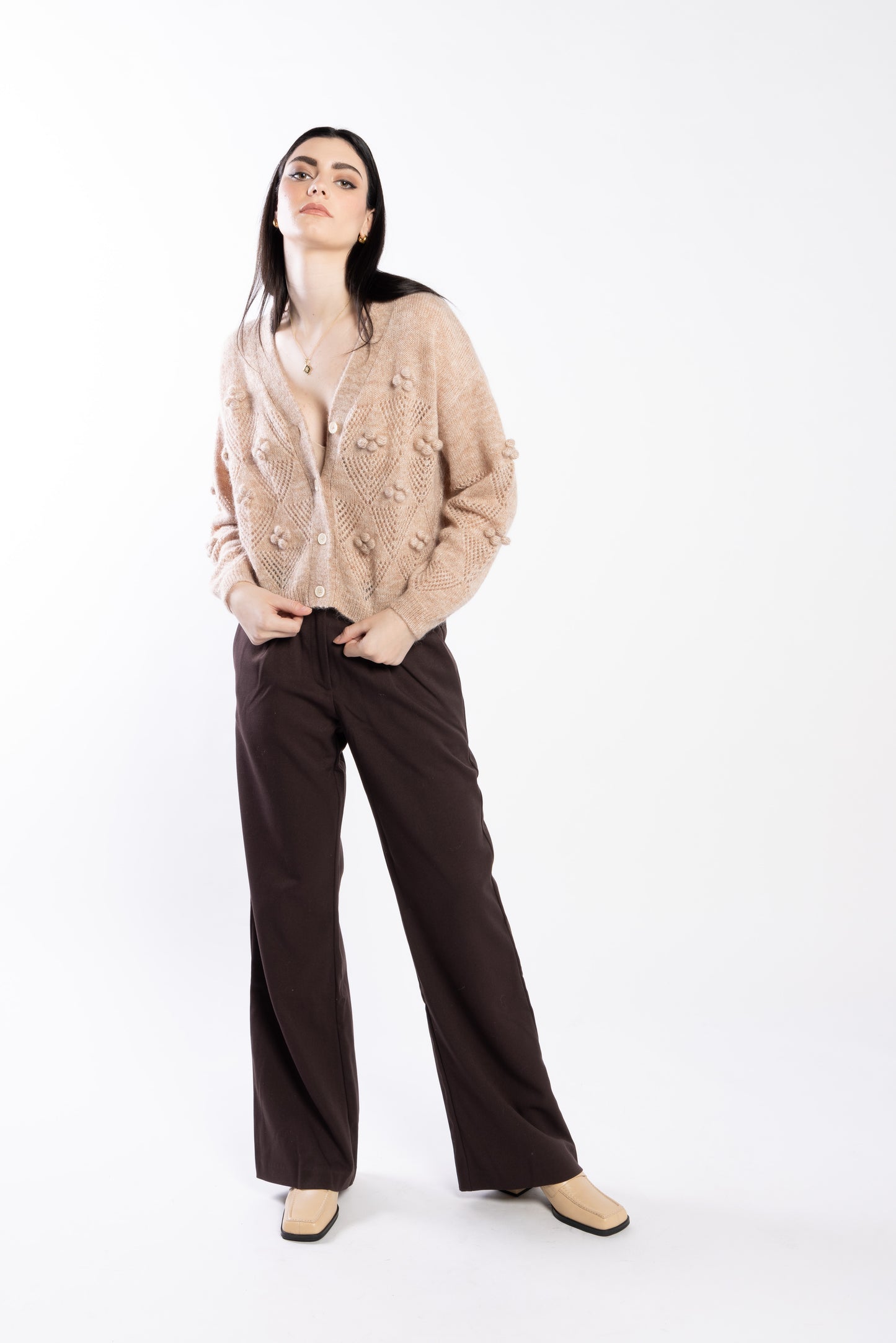 LOUGHLIN - 3076L - Thea Cardi - Peanut