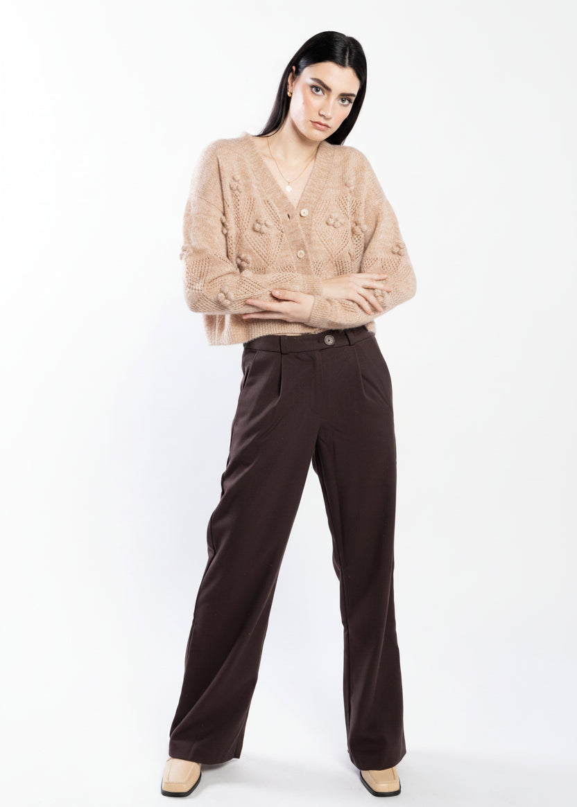 LOUGHLIN - 4053L - Bow Pant - Carob