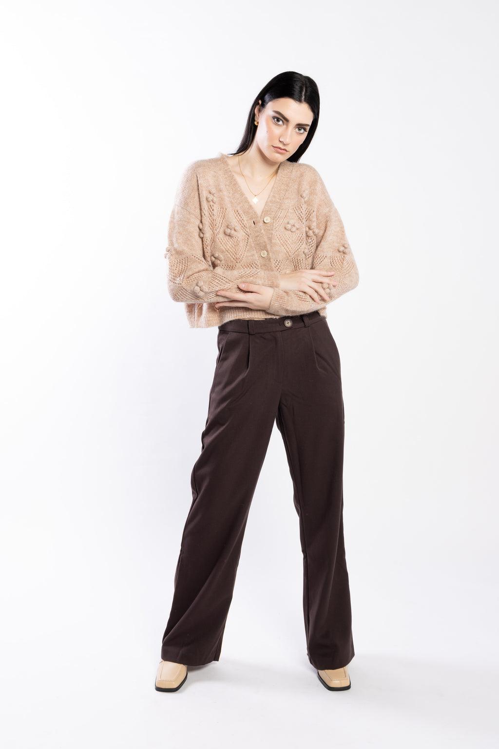 LOUGHLIN - 4053L - Bow Pant - Carob