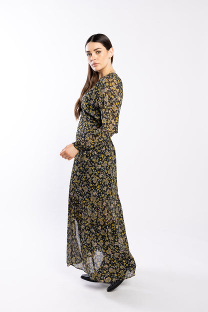 2114 - Verity Dress - Paisley Foil