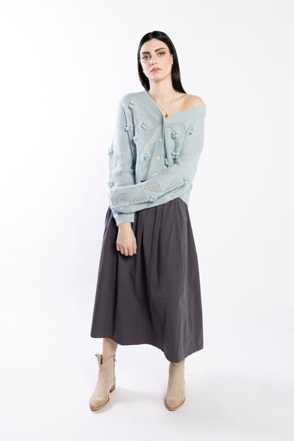 LOUGHLIN - 3076L - Thea Cardi - Duck Egg