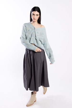 LOUGHLIN - 3076L - Thea Cardi - Duck Egg