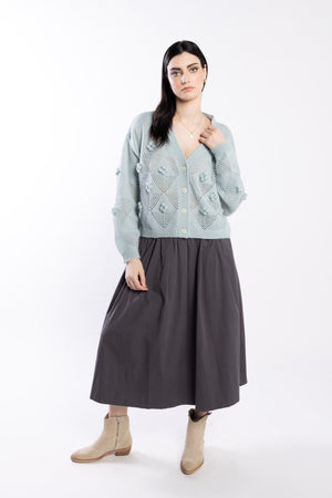 LOUGHLIN - 3076L - Thea Cardi - Duck Egg