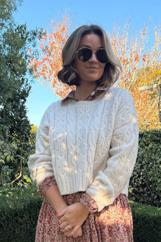 3056 - Haight Jumper - Biscotti - last one size L