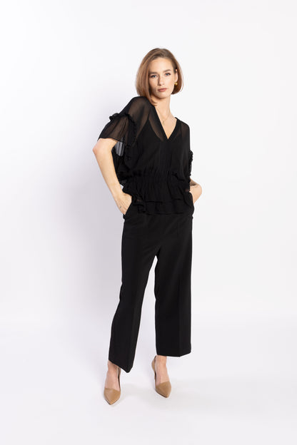 LOUGHLIN - 1230L - Brooke Blouse - Black