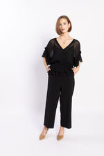 LOUGHLIN - 1230L - Brooke Blouse - Black