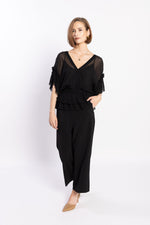 LOUGHLIN - 1230L - Brooke Blouse - Black