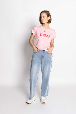 1131 - Drma Zoe Tee - Pink/Red