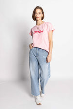 1131 - Drma Zoe Tee - Pink/Red