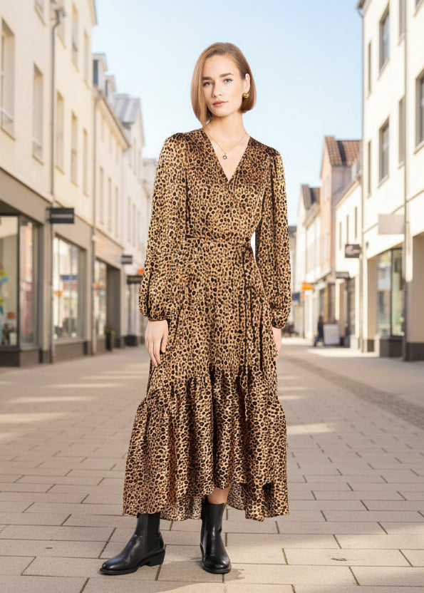 2149 - Macey Dress - Cheetah Print