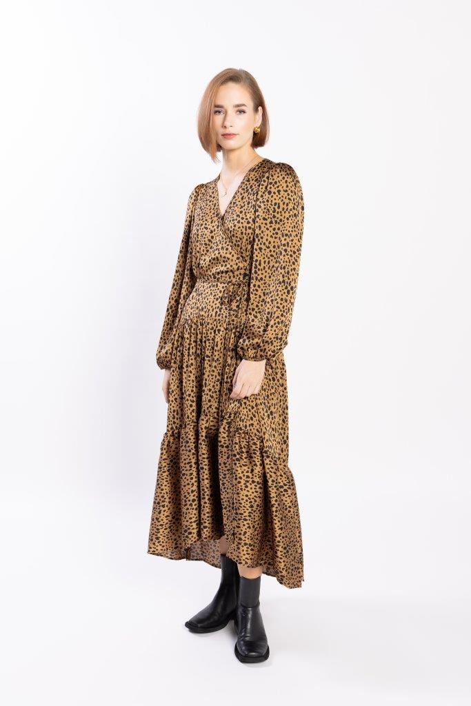 2149 - Macey Dress - Cheetah Print