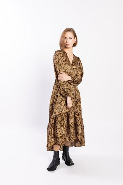 2149 - Macey Dress - Cheetah Print