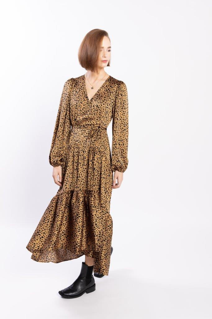 2149 - Macey Dress - Cheetah Print