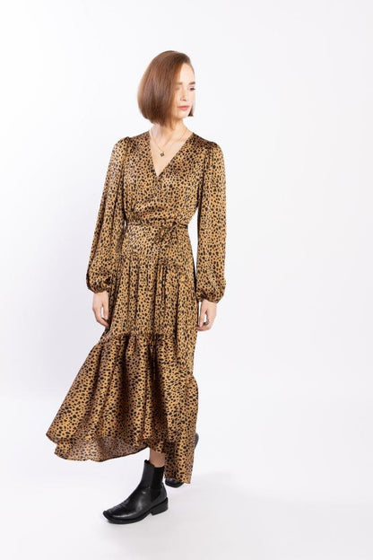 2149 - Macey Dress - Cheetah Print