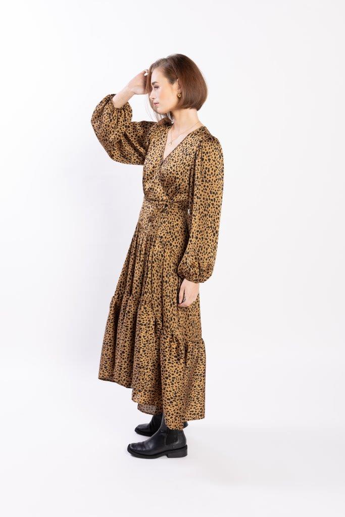 2149 - Macey Dress - Cheetah Print