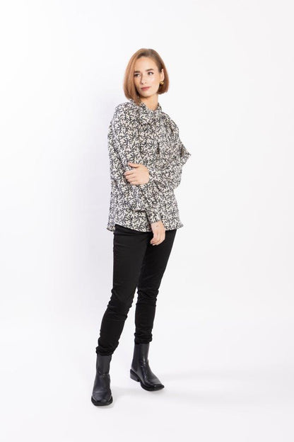 1102 - Hay Blouse - Botanic