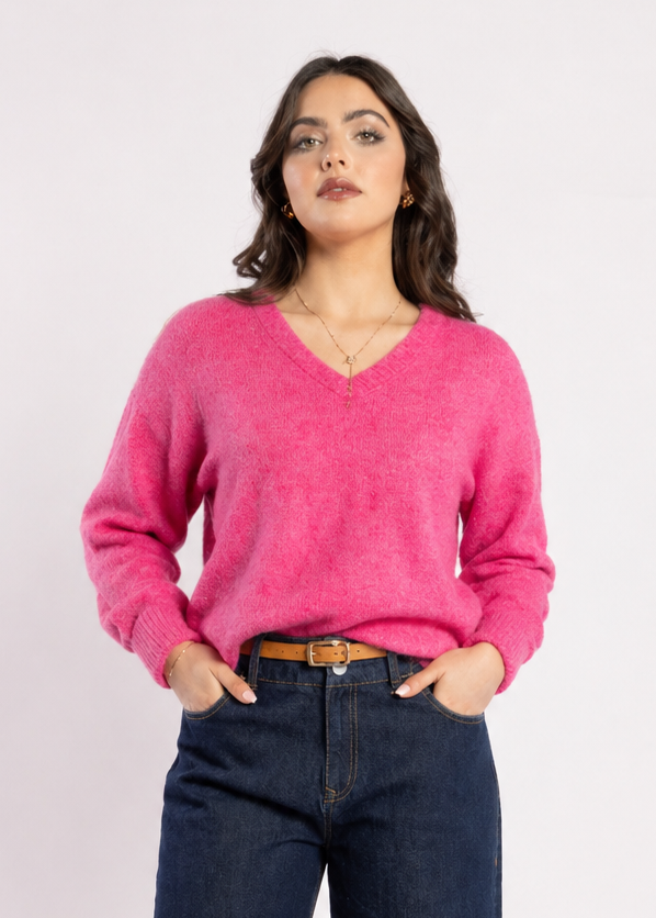 3047 - Rosalind Jumper - Carnation
