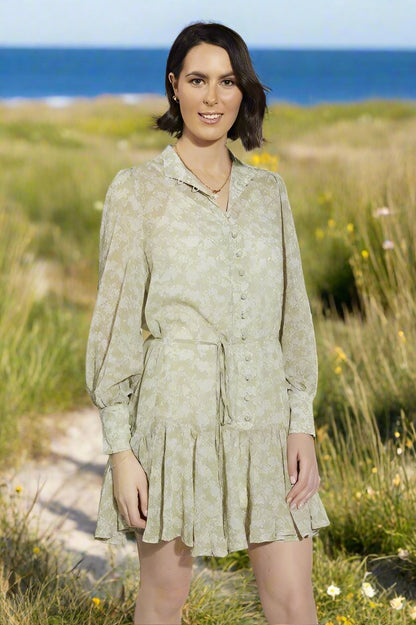 2169 - Guildford Dress - Thyme