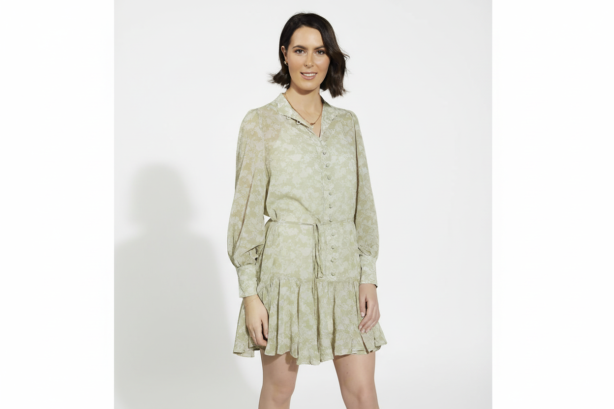 2169 - Guildford Dress - Thyme