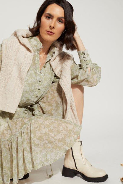 2169 - Guildford Dress - Thyme