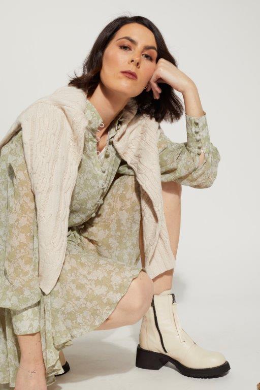 2169 - Guildford Dress - Thyme