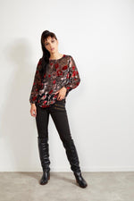 1090 - Knightly Top - Velvet Rose