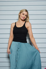 6034 - Petra Skirt - Teal