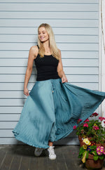 6034 - Petra Skirt - Teal