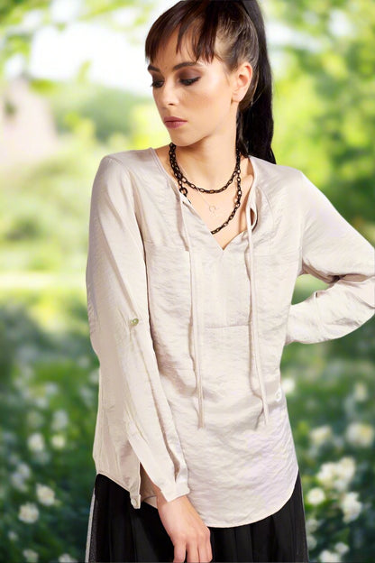 1155 - Morgan Blouse - Fawn